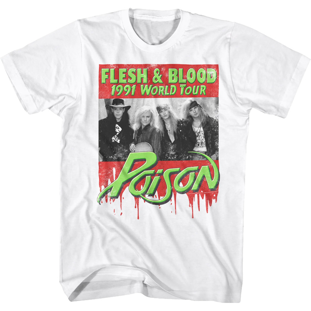 1991 World Tour Poison Tshirt
